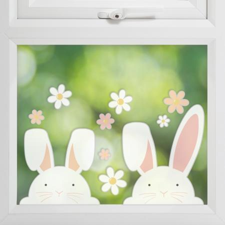 Osterhasen Fensterbilder